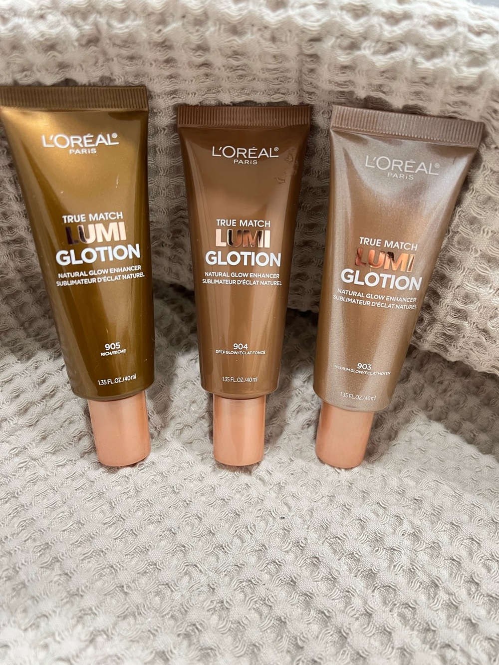 L'Oreal True Match Lumi Glotion Trio - Gold, Bronze, Rose Gold